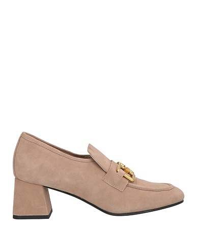 CORAL BLUE Loafers Taupe Leather