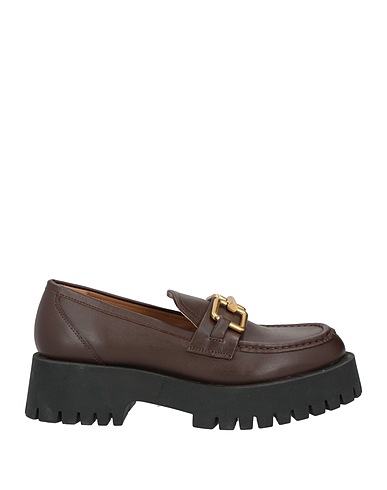 CORAL BLUE Loafers Brown Soft Leather