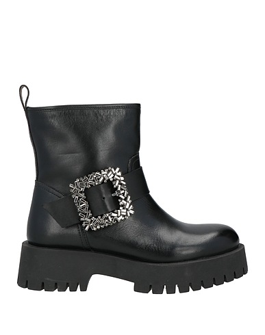 CORAL BLUE Ankle boot Black Soft Leather