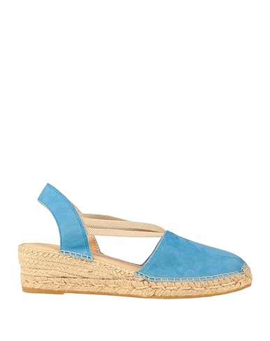 NATURAL WORLD Espadrillas Azzurro 100% Pelle