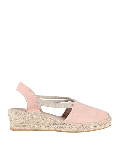 NATURAL WORLD Espadrilles Light pink 100% Leather