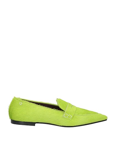 COLLECTION PRIVĒE? Loafers Lime green Leather