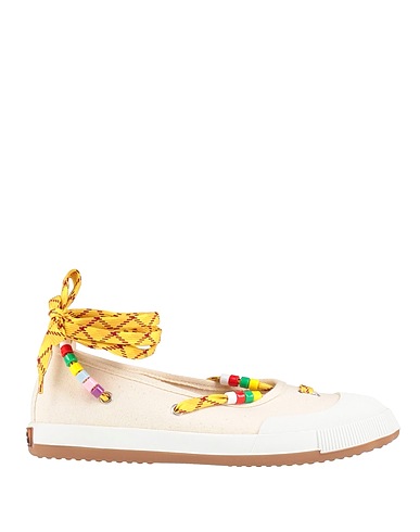 VIVIENNE WESTWOOD Ballet flats Ivory Textile fibers