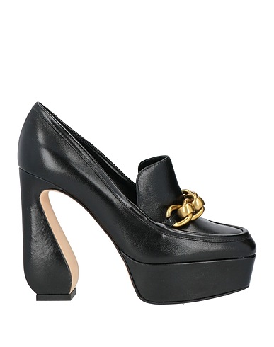 SI ROSSI by SERGIO ROSSI Loafers Black Calfskin