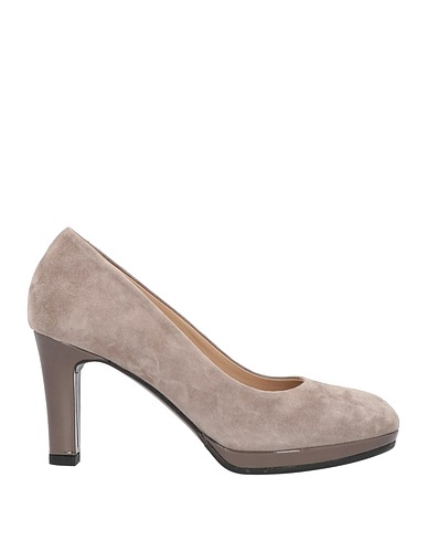 DONNA SOFT Pump Grey Leather
