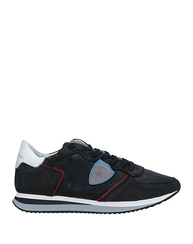 PHILIPPE MODEL Sneakers Black Leather, Textile fibers