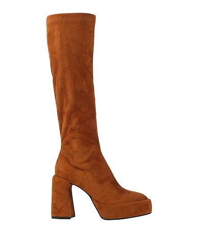 ELENA IACHI Boots Tan Textile fibres
