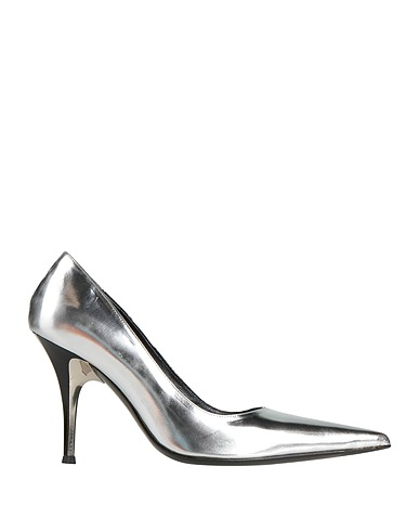 BALDININI Pumps Silber Leder