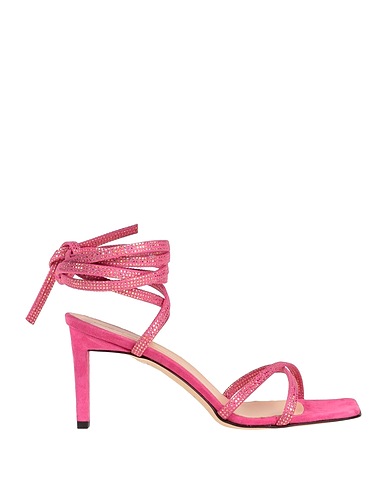 LUCA VALENTINI Sandals Magenta Leather