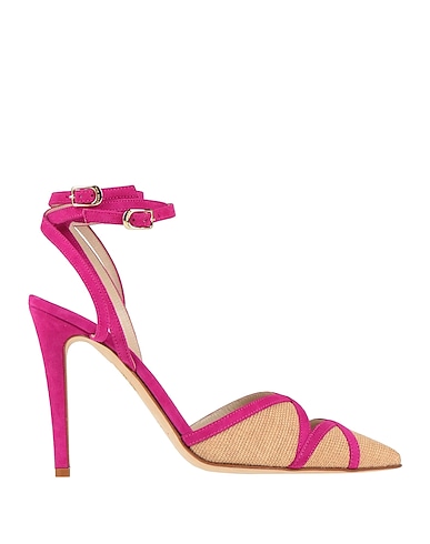 MIA BECAR Court Fuchsia Textile fibres, Leather