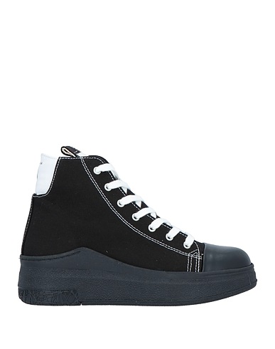CINZIA ARAIA Sneakers Nero Fibre tessili, Pelle