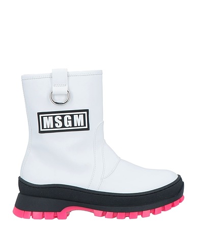 MSGM Ankle boot White Textile fibres