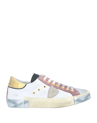 PHILIPPE MODEL Sneakers Silver Soft Leather