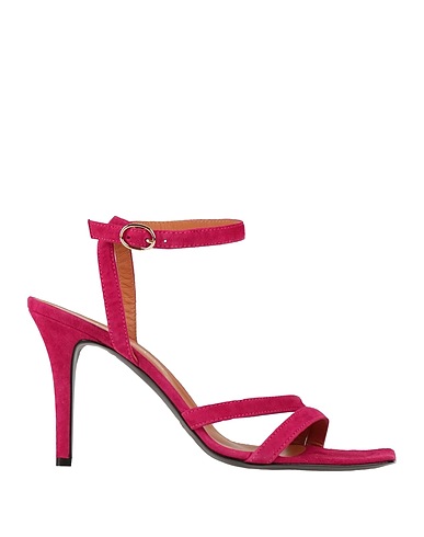 VIA ROMA 15 Sandals Magenta Leather