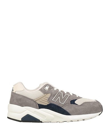 NEW BALANCE Sneakers 580
 Grey Leather, Textile fibres