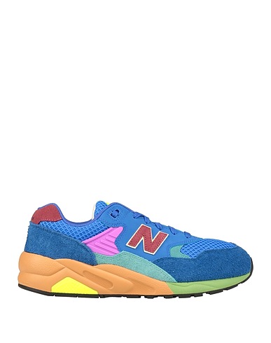 NEW BALANCE Sneakers 580
 Bright blue Leather, Textile fibres