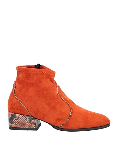 NR RAPISARDI Ankle boot Brick red Textile fibres