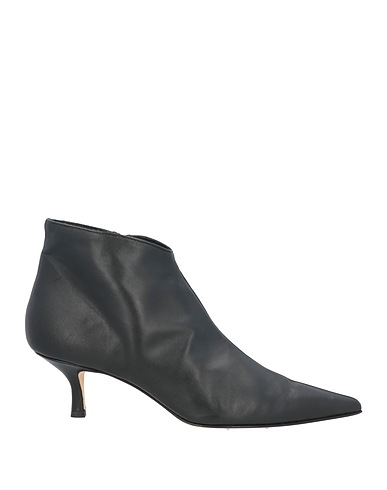 LUCA VALENTINI Ankle boot Black Soft Leather