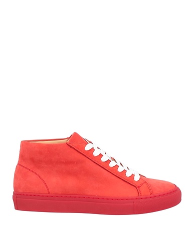 FEDELI Sneakers Red Soft Leather