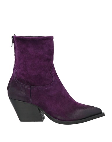 JUST JUICE Stiefelette Violett Leder