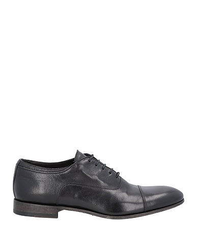 CORVARI Laced shoes Black Soft Leather