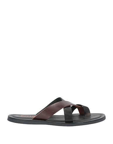 POLLINI Flip flops Black Cowhide