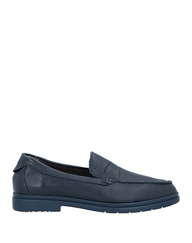 ANDREA VENTURA FIRENZE Mocassino Blu navy Pelle di cervo