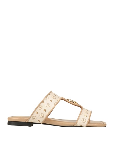 POLLINI Sandals Beige PVC - Polyvinyl chloride