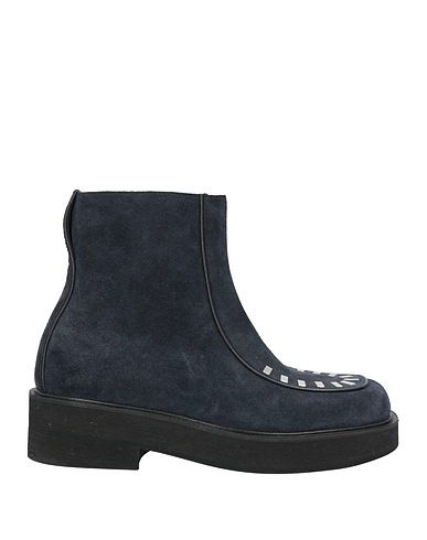 MARNI Ankle boot Midnight blue Soft Leather