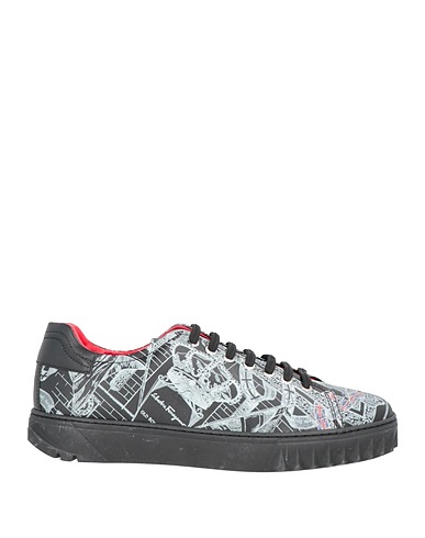 FERRAGAMO Sneakers Black Soft Leather