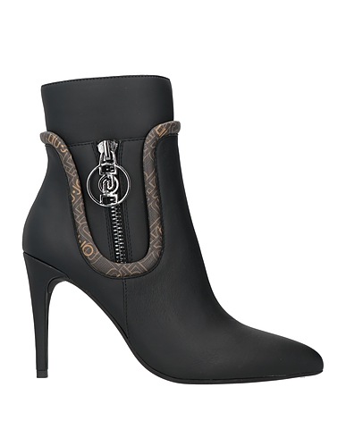 LIU •JO Ankle boot Black Textile fibers