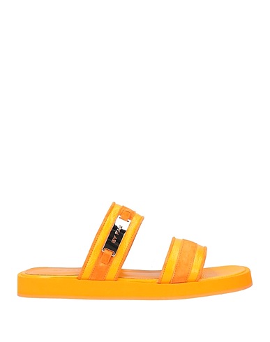 BY FAR Sandals Orange Leather