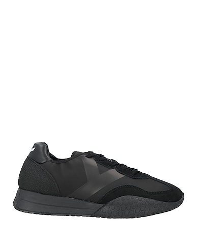 KEH-NOO Sneakers Black Textile fibres, Soft Leather