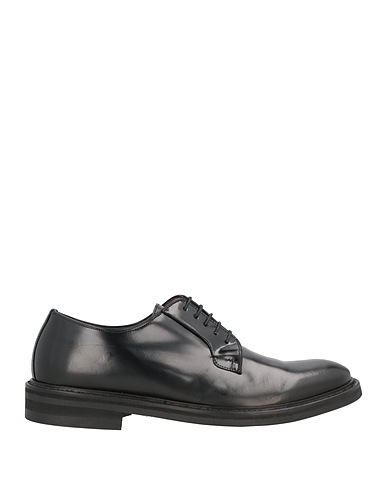 SEBOY'S Laced shoes Black Soft Leather