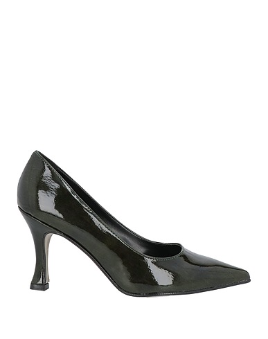 NILA & NILA Pump Dark green Textile fibers