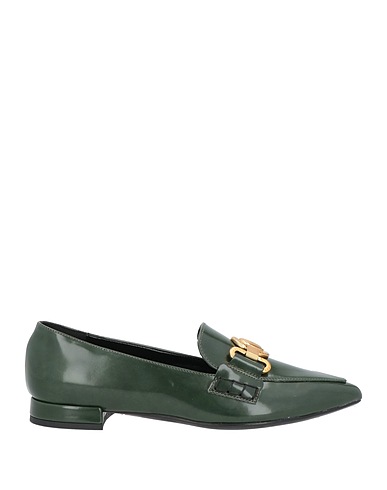 NILA & NILA Mocassino Verde scuro Fibre tessili