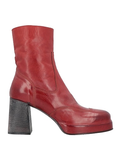 MOMA Ankle boot Brick red Soft Leather