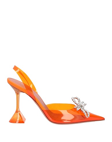 AMINA MUADDI Pumps Orange PVC - Polyvinylchlorid
