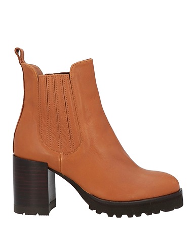 KARIDA Ankle boot Tan Calfskin