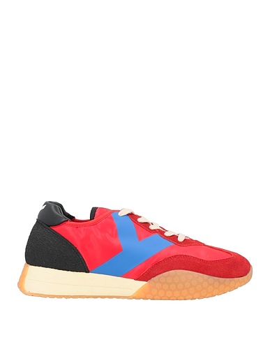 KEH-NOO CALZADO Rojo Fibras textiles, Piel