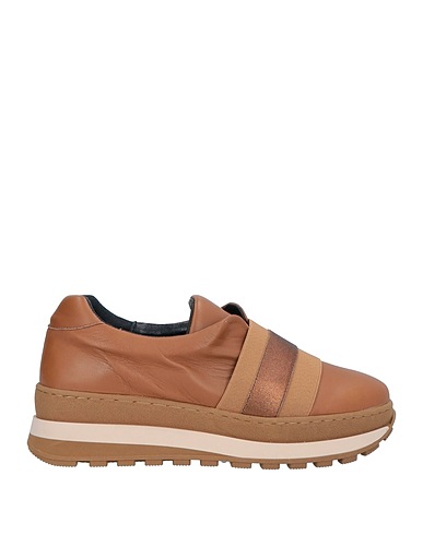 DANIELE ANCARANI Sneakers Camel Soft Leather