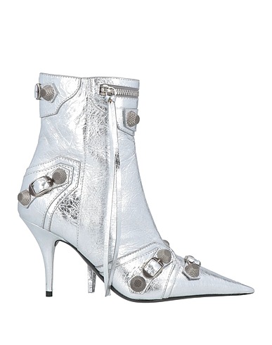 BALENCIAGA Ankle boot Silver Soft Leather