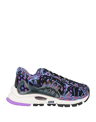 LI-NING Sneakers Black Soft Leather, Textile fibers