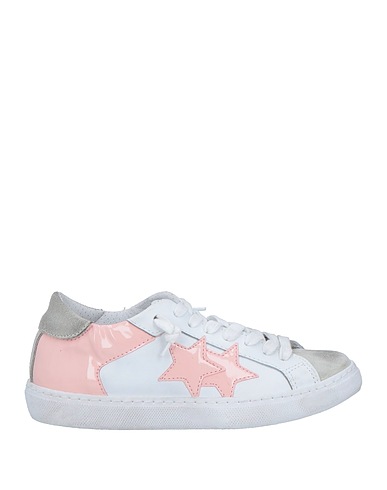 2STAR Sneakers Bianco Pelle, Altre Fibre