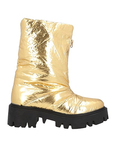 NILA & NILA Ankle boot Gold Textile fibers
