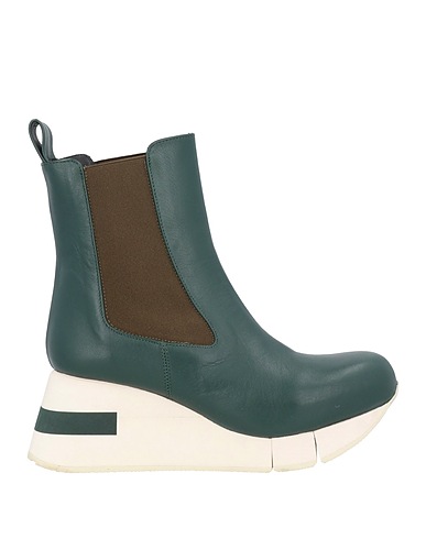 PALOMA BARCELÓ Ankle boot Deep teal Soft Leather