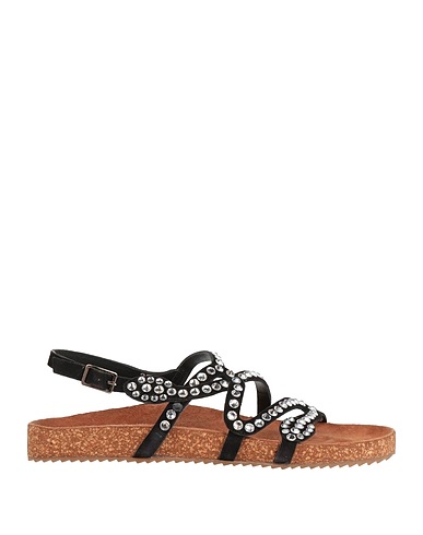 CB FUSION Sandals Black Leather