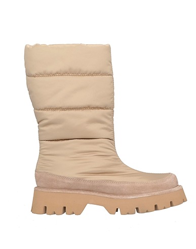 PEDRO GARCÍA Ankle boot Light brown Textile fibres, Leather