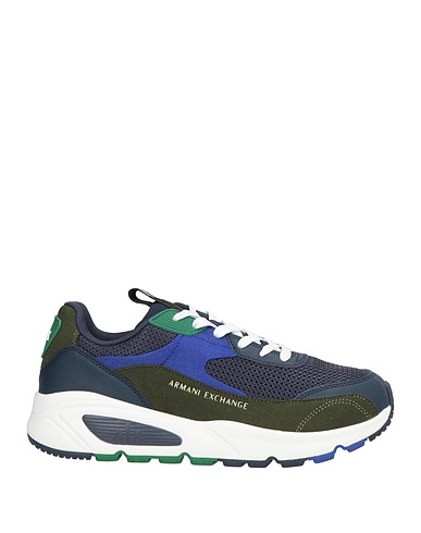ARMANI EXCHANGE Sneakers Navy blue 100% Polyester