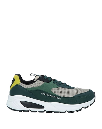 ARMANI EXCHANGE Sneakers Verde oscuro 100% Poliéster